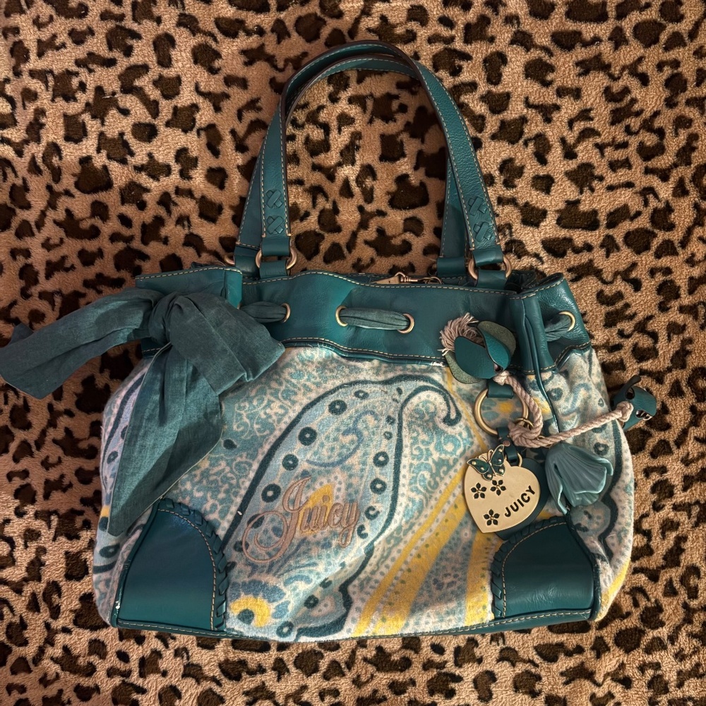 THE MOST GORGEOUS AND UNIQUE y2k JUICY COUTURE VINTAGE DAYDREAMER BAG 😍🍀💗🌟